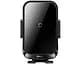 Держатель в машину с Беспроводным ЗУ Baseus Halo Electric 15W black (38479) - миниатюра 1
