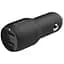 Зарядное устройство Belkin Car Charger (24W) Dual USB-A, USB-A - Lightning, 1m, black (CCD001BT1MBK) - миниатюра 1