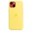 Чохол Silicone Case з MagSafe для Apple iPhone 13 (6.1) (Lemon Zest) ААА [69876] - мініатюра 4