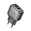 Сетевое зарядное устройство для Borofone BAS51A Absolute dual-port charger черный - миниатюра 1
