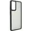 Чохол TPU+PC Lyon Frosted для Motorola Moto G22 Black - мініатюра 1