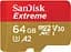 Карта пам'яті microSD 64GB C10 UHS-I U3 R170/W80MB/s Extreme V30 + SD SanDisk teh0013739 - мініатюра 1
