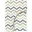 Простынь Cosas на резинке в детскую кроватку 70х140 beige zigzag, бежевый (ZigGreyBeige_70x140x12) - миниатюра 1