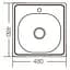 Мийка кухонна ZERIX Z4848-06-160D decor (ZM0558) - мініатюра 3