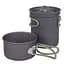 Набір посуду Bo-Camp Explorer 2 Pieces Hard Anodized Anthracite/Green (2200240), Сірий - мініатюра 1