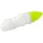 Силикон FishUP Pupa 1.5" cheese taste #131 - White/Hot Chartreuse (8 шт/уп) - миниатюра 1