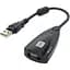 Звуковая карта 7.1 USB QTS-008 Black (16161) - миниатюра 1