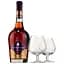 Коньяк Courvoisier VSOP, 40%, 0,7 л + 2 келихи - мініатюра 3