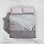 Комплект постельного белья OldBro Grey purple, бязь Arabeska, двуспальный Евро 240×220 см - миниатюра 1