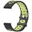 Спортивный ремешок Primo Perfor Classic для часов Samsung Galaxy Watch 3 41 мм (SM-R850) Black Green - миниатюра 1
