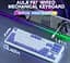 Клавиатура игровая механическая Aula Mechanical Aula F-87 White-Purple KRGD Blue switch - миниатюра 7