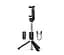 Монопод селфі Bluetooth Monopod Tripod з двома Led кільцями - мініатюра 4