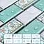 Декоративна плитка ПВХ на самоклейці Sticker Wall SW-00001139 М'ятна 300х300х5мм, ціна за 1 шт. - мініатюра 4