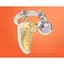 Брелок Metalmorphose Fashion Basketball Shoe + Ball (8000020593033) - мініатюра 2