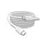 Кабель для зарядки Assmann USB-C, USB-C - USB-C 2 м, USB 2.0, 60W, силіконовий, AK-300341-020-W White - мініатюра 3