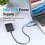 Кабель Vention USB 2.0 A Male to USB-C Male Cable with USB Power Supply PVC Type 0.5m Black (CQKBD) - мініатюра 5