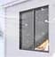 Штора теплозберігаюча на липучках Сіра H 110 x 170 см - мініатюра 3