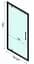 Душова кабіна Rea Rapid Swing 80x80 black REA-K6421 + REA-K6408, Чорний матовий, Універсальна, прозрачний, Чорний матовий - мініатюра 6