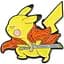 Значок Покемони Пікачу Pokemon Pikachu P PM P 02 - мініатюра 1