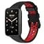 Силиконовый ремешок Primo Perfor Classic для фитнеса браслета Xiaomi Smart Band 7 Pro Black-Red - миниатюра 2