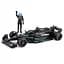 Автомодель з фігуркою Bburago Mercedes-AMG F1 W14 E Performance 1:24 в асортименті (18-28037) - мініатюра 5