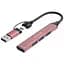 Концентратор Canyon hub DS-02 4in1 USB-A/C Pink (CNS-TDS02P) - мініатюра 4