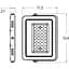Прожектор Eurolamp LED з радіатором чорний (LED-FL-20(B)) - мініатюра 3