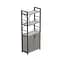 Етажерка 3/60 Ferrum-decor Серії Конект з тумбою 144x60x28 Чорний ДСП Бетон (FRD-104448) - мініатюра 1