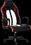 Геймерське крісло GT Racer чорне з білим та червоним (X-2301 Black/White/Red) - мініатюра 2