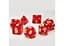 Набір кубиків Transparent 7 Dice Set - Red , 7 шт. (g7dtran02) - мініатюра 4