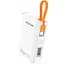 Портативний ЗП Power Bank Amaya FD50 22.5W with display and cable 10000 mAh White - мініатюра 1