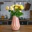Ваза декоративна МВМ My Home, 20,5 см, розовая (DH-FLOWERS-07 PINK) - мініатюра 5