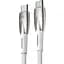 Кабель Baseus Glimmer Series Fast Charging USB-C to USB-C 100w 2m White (CADH000802) [127951] - мініатюра 2