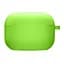 Силиконовый футляр с микрофиброй для наушников Airpods Pro 2 / Pro Салатовый / Neon green - миниатюра 1