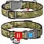 Нашийник для собак Waudog Nylon з QR-паспортом, Мілітарі, пластиковий фастекс, L, 33-49х2,5 см - мініатюра 1
