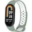 Ремешок Becover Vents Style для Xiaomi Mi Smart Band 9 Pine Green-White (711988) - миниатюра 1