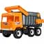 Машинка Tigres Middle Truck Самоскид City 38 см помаранчева із сірим (39310) - мініатюра 1
