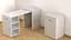 Стол-тумба трансформер Смарт 1/2 Ferrum-decor 750x1450x600 ДСП Белое 16 мм (FRD-105074) - миниатюра 4