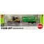 Трактор Bambi SQ82002-1B дитячий з причепом Farm Set жовтий-зелений - мініатюра 1