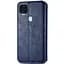 Кожаный чехол-книжка GETMAN Cubic (PU) для ZTE Blade v2020 Синий - миниатюра 2