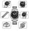 Наручний годинник Skmei 9293 Silver Black, 9293SIBK (18377) - мініатюра 6