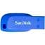 USB флеш накопитель SanDisk 64GB Cruzer Blade Electric Blue USB 2.0 (SDCZ50C-064G-B35BE) - миниатюра 1
