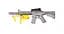 Іграшковий автомат з м'якими кулями M16 PF Golden Gun 910GG Сірий - мініатюра 1