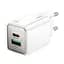 Сетевое зарядное устройство Hoco N46 Glorious PD20W+QC3.0 charger(EU) Белый - миниатюра 1