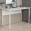 Компьютерный стол Ferrum-decor Коди 75x120x60 белый ДСП Белый 32мм (FRD-101196) - миниатюра 1