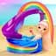 Ігровий набір з лялькою Rainbow High Littles Веселкове свято в басейні з аксесуарами (522249) - мініатюра 3