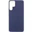 Чохол Silicone Cover Lakshmi (AAA) для Samsung Galaxy S22 Ultra Темно-синій / Midnight blue - мініатюра 1