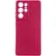 Чехол TPU GETMAN Liquid Silk Full Camera для Samsung Galaxy S22 Ultra Бордовый / Marsala - миниатюра 1