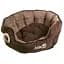 Лежак AnimAll Royal Velours Chocolate для котів та собак 53×47×21 см - мініатюра 1