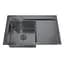Кухонна мийка Zerix ZH7849L-215 Nano-Black MX1590, Графит - мініатюра 1